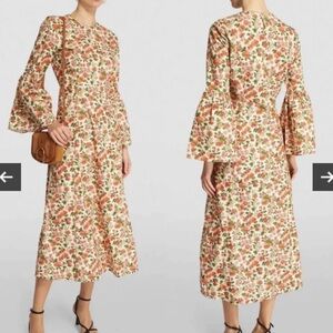 Doen noisette midi dress, medium, *shortened sleeves*